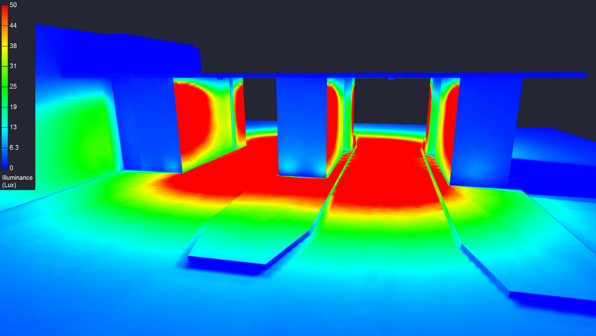 The role of photometry in a lighting layout