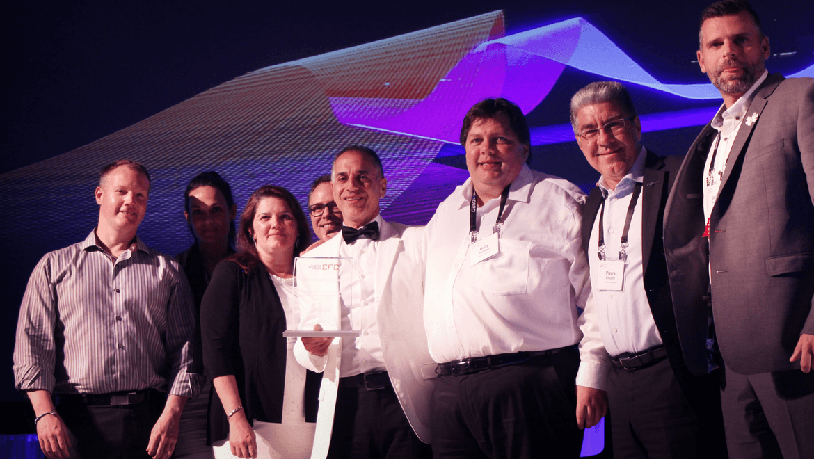 Winners at EFC’s 2018 Corporate Engagement Award