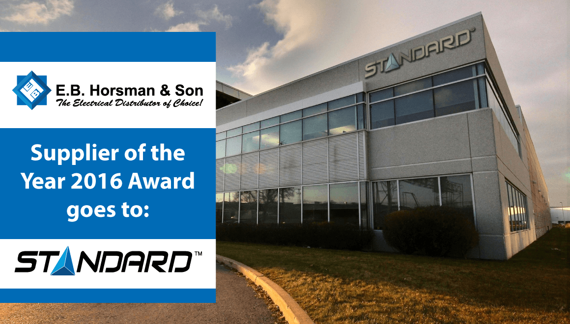 STANDARD, E.B HORSMAN & SON SUPPLIER OF THE YEAR