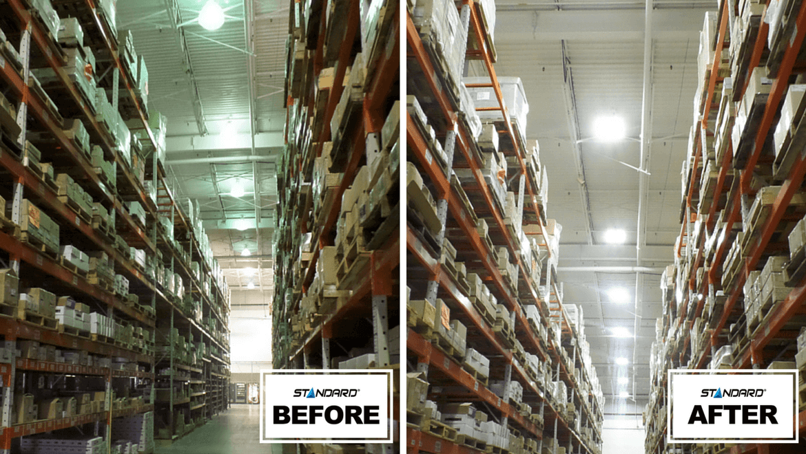 Warehouse lighting - before-a
