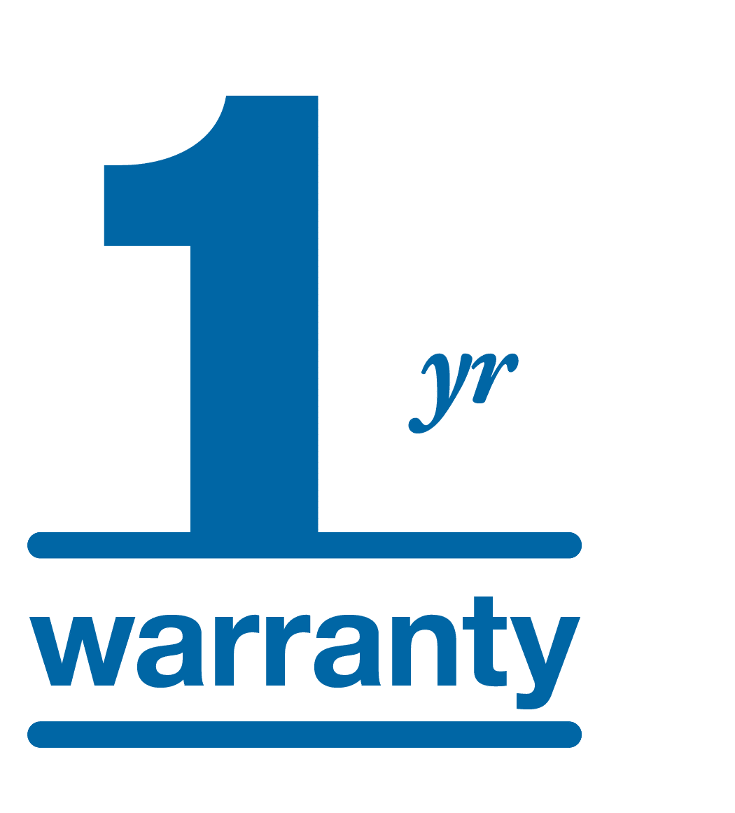 1 Year Warranty