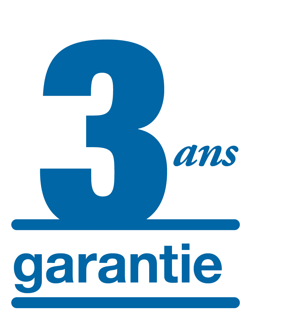 3 ans garantie