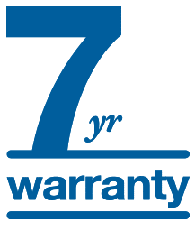 7 Year Warranty