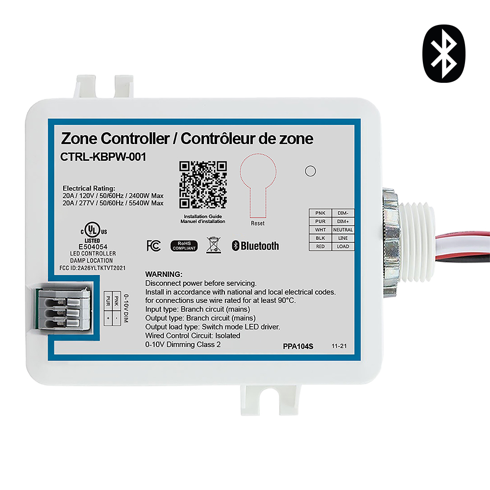 Image of CONTRÔLEUR DE ZONE BLUETOOTH® 120-277V CA GENIO