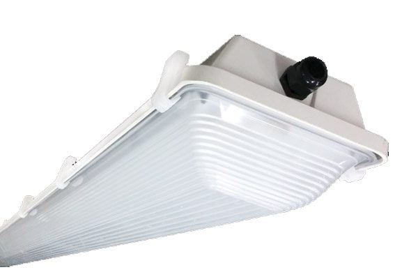 VN8-L Normally ON emergency remote 8′ vapor tight luminaire
